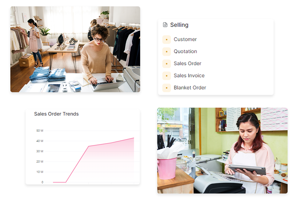 D-ERP Selling Dashboard