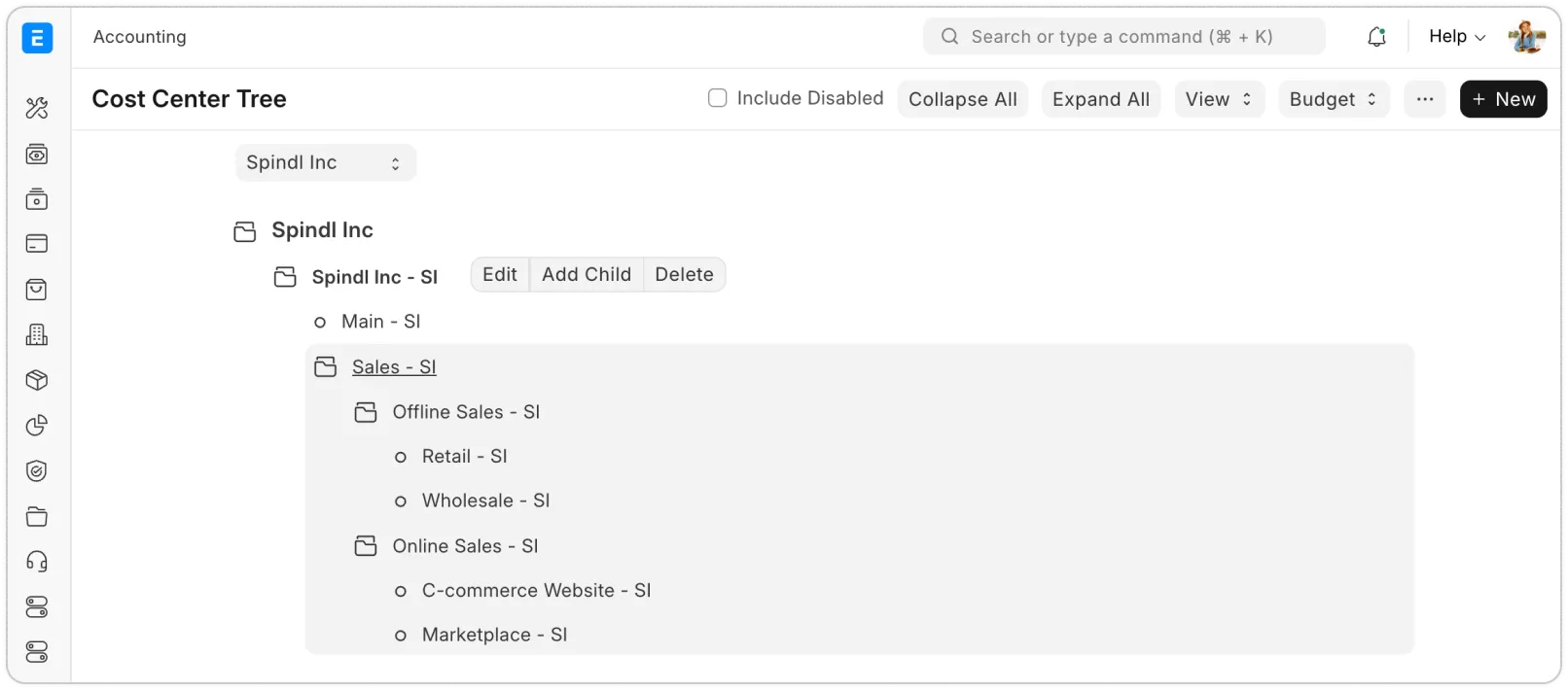 Budget & Project Accounting