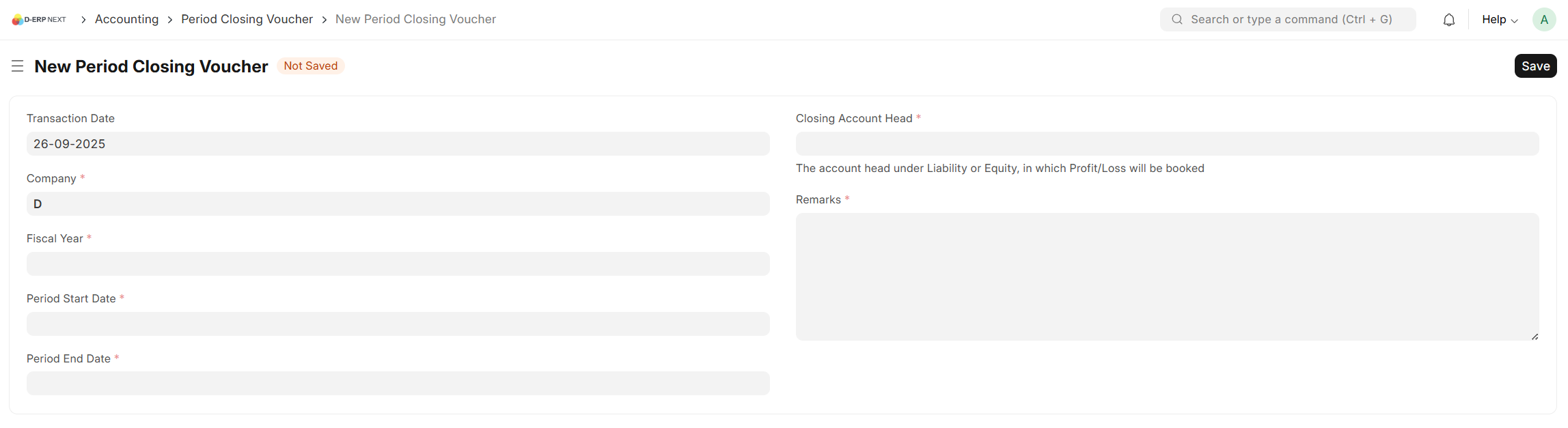 Period Closing & Audit Trail